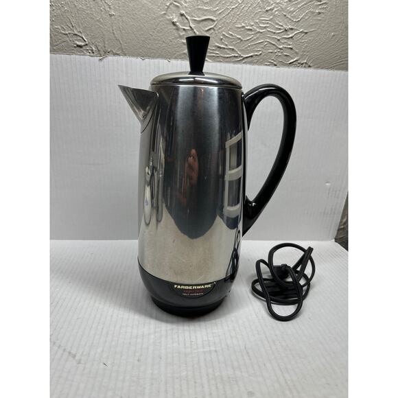 Vintage Farberware SuperFast 12-Cup Automatic Percolator Coffee Pot Model 142 - Picture 1 of 6